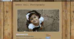 Desktop Screenshot of amberleehallphotography.blogspot.com