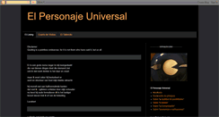 Desktop Screenshot of elpersonajeuniversal.blogspot.com