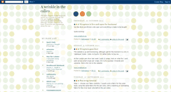 Desktop Screenshot of calicowrinkle.blogspot.com
