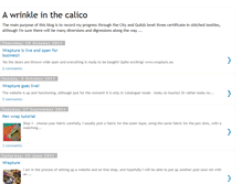 Tablet Screenshot of calicowrinkle.blogspot.com