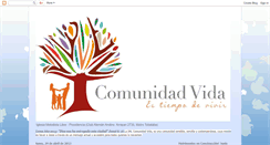 Desktop Screenshot of imlcomunidadvida.blogspot.com