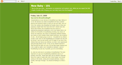 Desktop Screenshot of newbaby101.blogspot.com