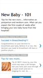 Mobile Screenshot of newbaby101.blogspot.com