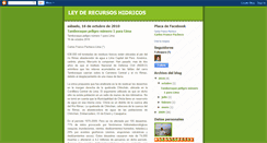 Desktop Screenshot of leyderecursoshidricos.blogspot.com