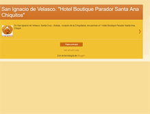 Tablet Screenshot of paradorsantaana.blogspot.com