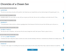 Tablet Screenshot of chroniclesofachosenson.blogspot.com