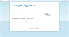 Desktop Screenshot of designedbyjenne.blogspot.com