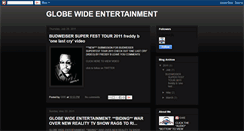 Desktop Screenshot of globewideentertainment.blogspot.com