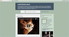 Desktop Screenshot of chestertoonspace.blogspot.com