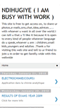 Mobile Screenshot of ndihugiye.blogspot.com