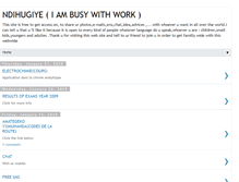 Tablet Screenshot of ndihugiye.blogspot.com
