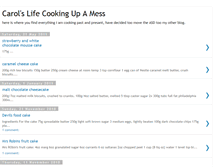 Tablet Screenshot of carolslifecooking.blogspot.com