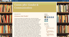 Desktop Screenshot of comm380gender.blogspot.com