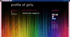 Desktop Screenshot of profileofgirls.blogspot.com