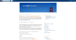 Desktop Screenshot of lastcoderstanding.blogspot.com