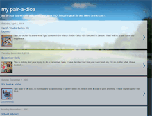 Tablet Screenshot of mypair-a-dice.blogspot.com