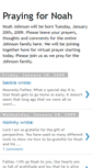 Mobile Screenshot of prayingfornoah.blogspot.com