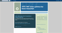 Desktop Screenshot of camlicakizlisesi.blogspot.com