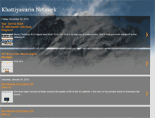 Tablet Screenshot of khattiyasurinnetwork.blogspot.com