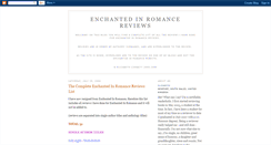 Desktop Screenshot of enchantedinromancereviews.blogspot.com