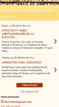 Mobile Screenshot of nuevascatedras2011.blogspot.com