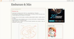 Desktop Screenshot of embarazoylactancia.blogspot.com