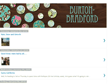 Tablet Screenshot of burtonbradford.blogspot.com