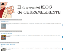 Tablet Screenshot of chupameldiente.blogspot.com