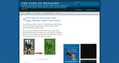 Desktop Screenshot of codeofblogging.blogspot.com