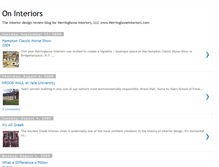 Tablet Screenshot of oninteriors.blogspot.com