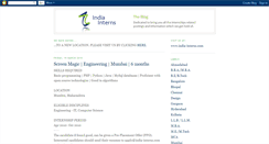 Desktop Screenshot of india-interns.blogspot.com