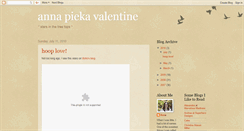 Desktop Screenshot of annapiekavalentine.blogspot.com