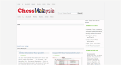 Desktop Screenshot of chessmalaysia.blogspot.com