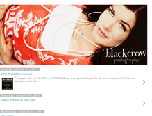 Tablet Screenshot of blackcrowphotography.blogspot.com