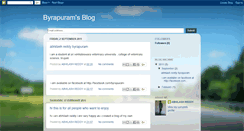 Desktop Screenshot of byrapuramsblog.blogspot.com