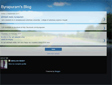 Tablet Screenshot of byrapuramsblog.blogspot.com