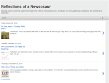 Tablet Screenshot of newsosaur.blogspot.com