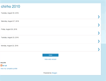 Tablet Screenshot of chirho2010.blogspot.com