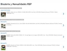 Tablet Screenshot of bisuteriaymanualidades.blogspot.com