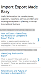Mobile Screenshot of ez-import-export.blogspot.com
