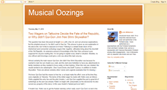 Desktop Screenshot of musicaloozings.blogspot.com