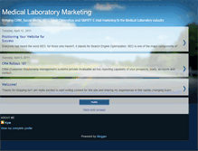 Tablet Screenshot of medlabmarketing.blogspot.com