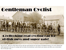 Tablet Screenshot of gentlemancyclist.blogspot.com