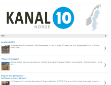 Tablet Screenshot of kanal10norge.blogspot.com