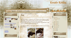Desktop Screenshot of kreatvkritika.blogspot.com