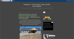 Desktop Screenshot of energyefficientbuild.blogspot.com