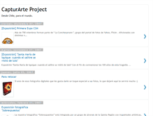 Tablet Screenshot of capturarteproject.blogspot.com