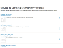 Tablet Screenshot of dibujosdedelfinesparacolorear.blogspot.com