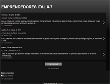 Tablet Screenshot of emprendedoresital8-7.blogspot.com