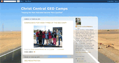 Desktop Screenshot of christcentralgedcamps.blogspot.com